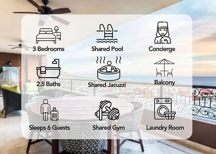 Copala 3 Bedroom Amenities & Ocean Views * Cabo San Lucas